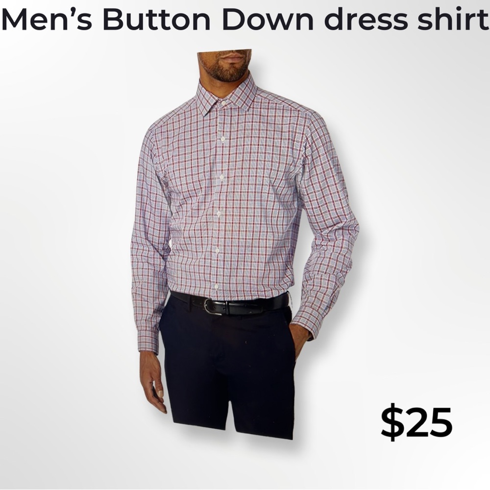 Men’s dress shirt by Buttoned Down